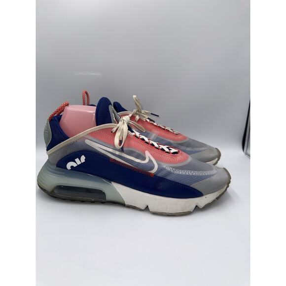 Nike Air‎ Max 2090 USA Size 11.5 Us Men’s CT1091-101 Red/white/blue Preowned - Picture 1 of 10